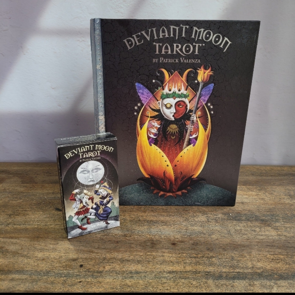 Deviant Moon Tarot Deck and Hardcover Book Bundle.